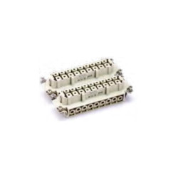 Insert HVE, Raccordement à vis, femelle, 18 pin, 16A, Polycarbonate, 24B 